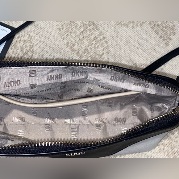 DKNY Color Block Monogram Dome Crossbody Bag - Picture 7 of 7